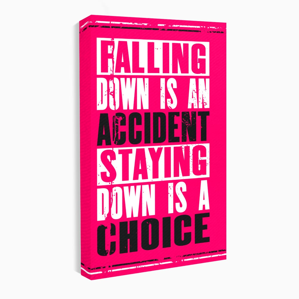 Tablou canvas cu tablou canvas cu citat motivational vertical, fara rama, pe sasiu de lemn